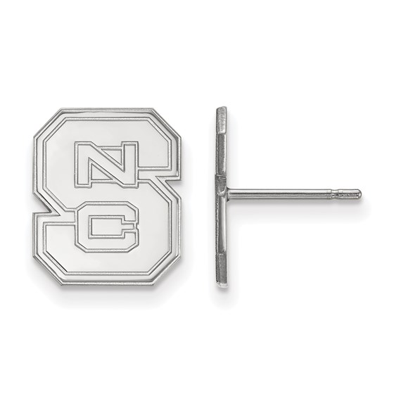 Sterling Silver North Carolina State University Post Earrings Sterling Silver North Carolina State University Post Earrings